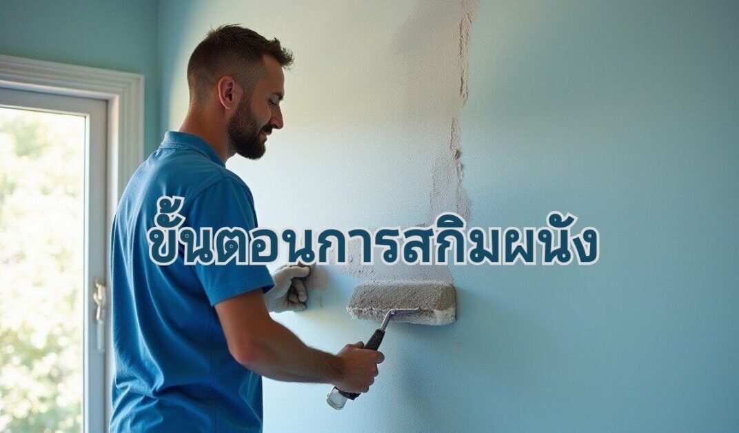 การสกิมผนัง
