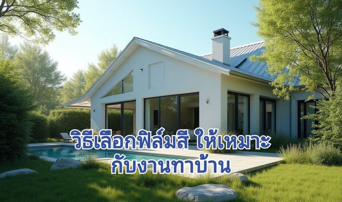ฟิล์มสีแบบด้านหรือกึ่งเงา