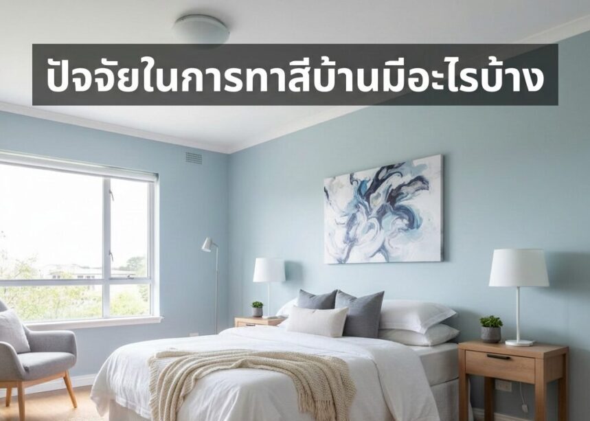 ปัจจัยในการทาสี