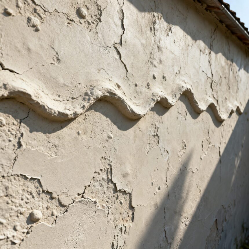 ผนังไม่เรียบ