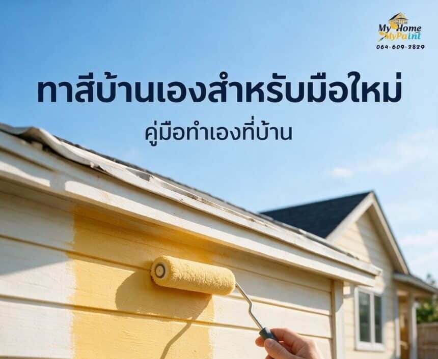 ทาสีบ้านเองมือใหม่