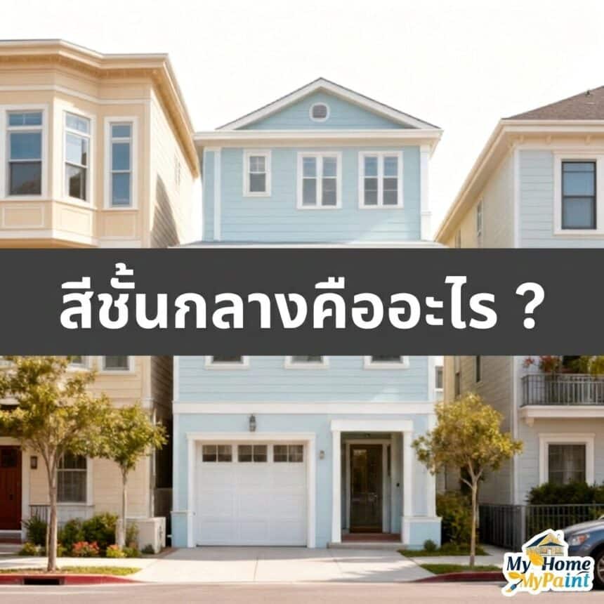 สีชั้นกลางมีทำไร
